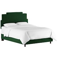 кровать двуспальная 180х200 зеленая paxton emerald velvet в Архангельске