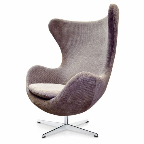 кресло egg chair гала кашемир серое в Архангельске