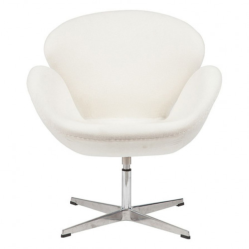 кресло swan chair белое в Архангельске