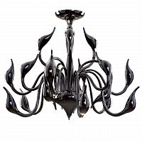 потолочная люстра lightstar cigno collo bk 751187 в Архангельске