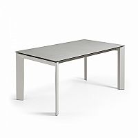 стол atta 160 (220)x90 с светло-серой столешницей cc0183hp от la forma (ex julia grup) в Архангельске