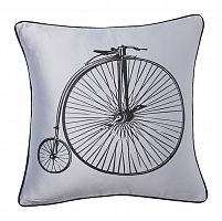 подушка с ретро-велосипедом retro bicycle grey в Архангельске