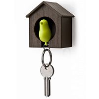 держатель+брелок для ключей sparrow коричневый-зеленый в Архангельске