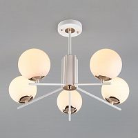 потолочная люстра eurosvet lucas 70092/5 белая в Архангельске