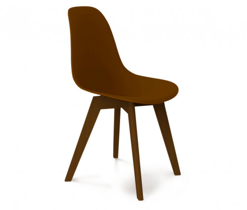 стул dsw коричневый s39 (eames style) в Архангельске