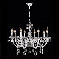 подвесная люстра crystal lux glamour sp-pl8 белая в Архангельске