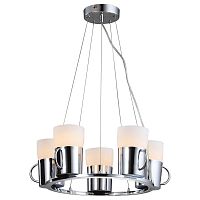 подвесная люстра arte lamp brooklyn a9484sp-5cc хром в Архангельске