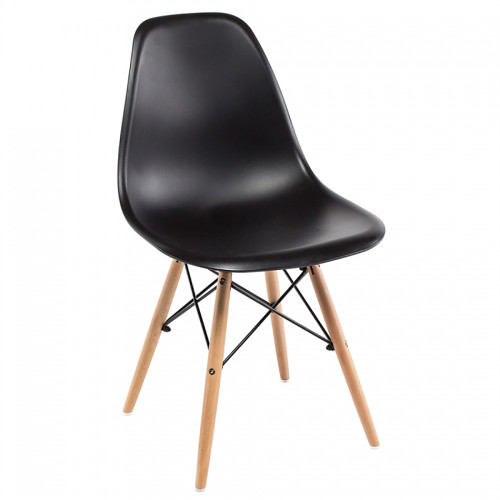 стул деревянный eames pc-015 black в Архангельске