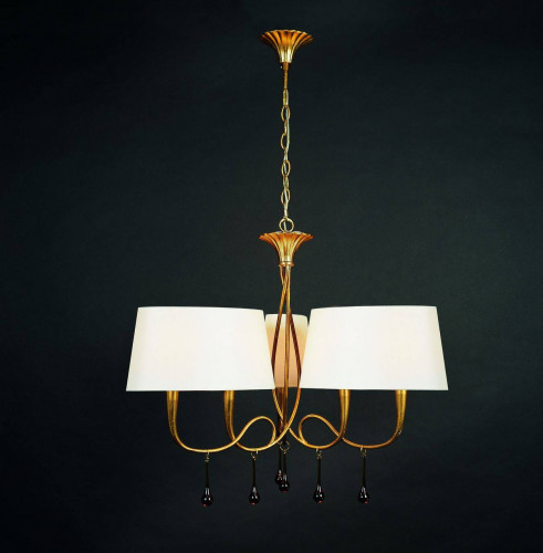 подвесная люстра mantra paola painted gold 3540 в Архангельске