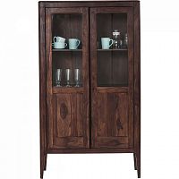 шкаф-витрина brooklyn walnut коричневый 100x40 в Архангельске