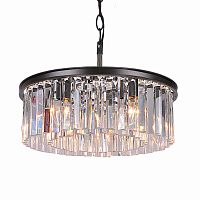 подвесной светильник odeon 6b/p black/clear от delight collection в Архангельске