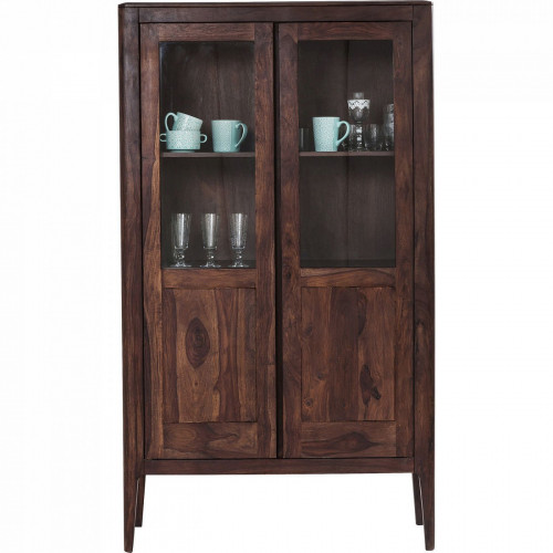 шкаф-витрина brooklyn walnut коричневый 100x40 в Архангельске