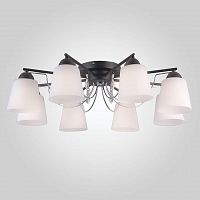потолочная люстра eurosvet campana 70094/8 черный в Архангельске