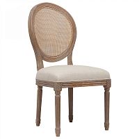 стул vintage french round cane back кремовый лён в Архангельске