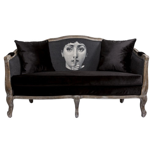 диван «секрет» fornasetti прямой черный в Архангельске