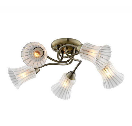 потолочная люстра idlamp nanzen 245/5pf-oldbronze в Архангельске