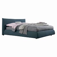 кровать двуспальная 180х200 голубая pillow fit в Архангельске