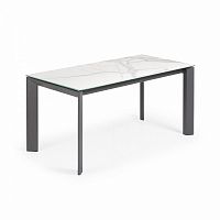 стол atta 160 (220)x90 с белой столешницей cc0186k05 от la forma (ex julia grup) в Архангельске