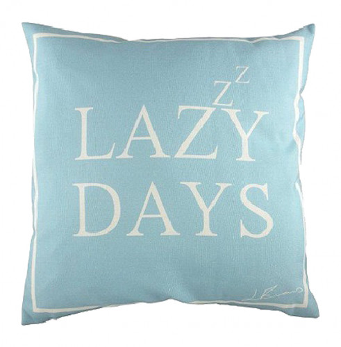 подушка с надписью lazy days в Архангельске