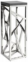 консоль geometric высокая 40x40x110 металл, серая столешница в Архангельске