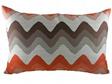 подушка с цветными волнами orange chevron в Архангельске