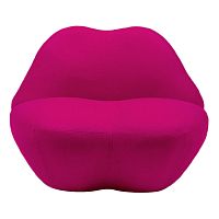 кресло губы heller kiss малиновый кашемир в Архангельске