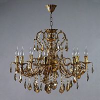 подвесная люстра ambiente alicante 8888/8 ab honey leaf в Архангельске