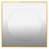 зеркало золотое квадратное 80х80 см с центральной круглой вставкой в Архангельске