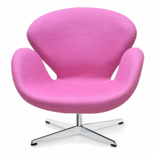 кресло swan chair розовое в Архангельске