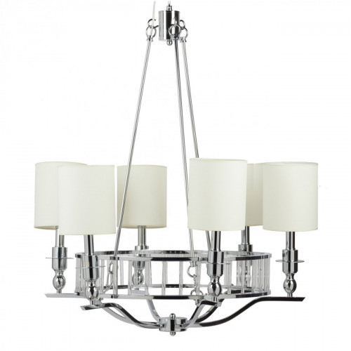 люстра easton light chandelier хром, бежевая в Архангельске