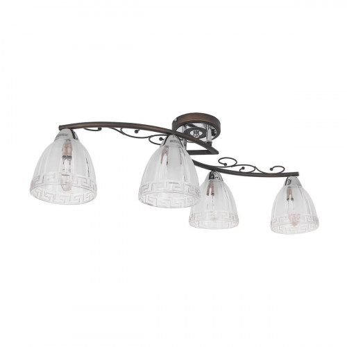 потолочная люстра idlamp nield 232/4pf-blackchrome в Архангельске