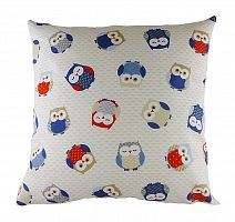 подушка с принтом owl print blue в Архангельске