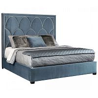 кровать двуспальная 160х200 голубая petals queen в Архангельске