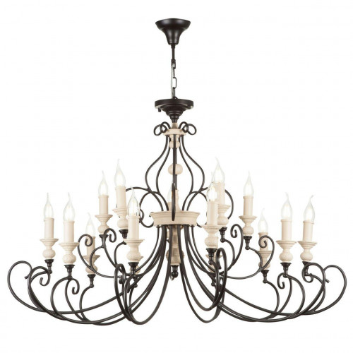 подвесная люстра maytoni karina h631pl-15b бежевая в Архангельске