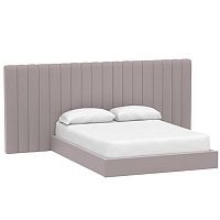 кровать двуспальная с большой спинкой 180x200 серая avalon extended в Архангельске