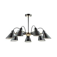 потолочная люстра lumion naomi 3709/7c черная в Архангельске