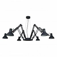 подвесная люстра arte lamp ragno a2043sp-6bk в Архангельске