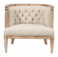 кресло westwood contemporary chair бежевый лен в Архангельске