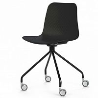 стул glide на колесиках черный в Архангельске