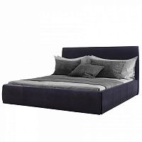 кровать двуспальная с мягкой спинкой 190х200 черная amy bed р в Архангельске