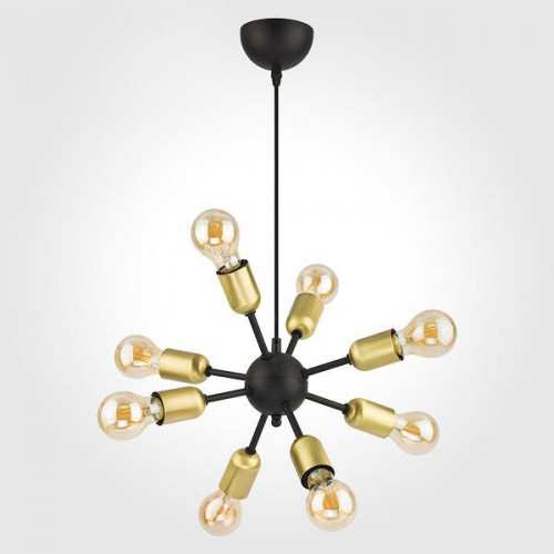 подвесная люстра tk lighting 1468 estrella black в Архангельске
