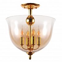 потолочный светильник crystal lux atlas pl4 gold в Архангельске