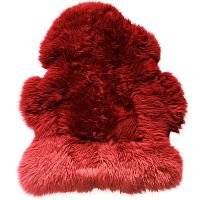меховой коврик из овчины вишня 95х55 см в Архангельске