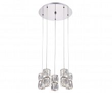 подвесная светодиодная люстра kink light аква-кристалл 08620-5a в Архангельске