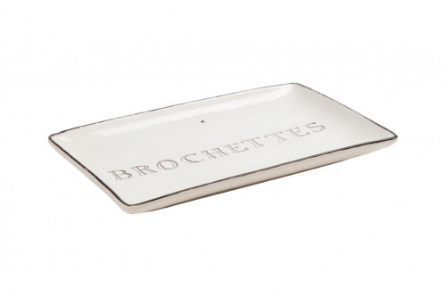 декоративное блюдо brochettes white в Архангельске