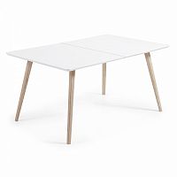 стол quatre 160(260)x100 белый от la forma (ex julia grup) в Архангельске