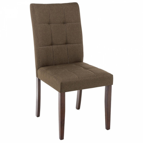 стул деревянный madina dark walnut / fabric brown в Архангельске