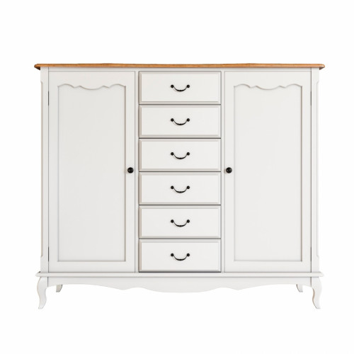 комод «leontina» с шестью ящиками и дверками бежевый в Архангельске