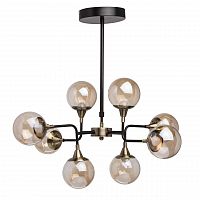 подвесная светодиодная люстра mw-light гамбург 605010908 черная в Архангельске