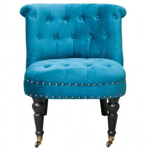 низкое кресло aviana blue velvet в Архангельске